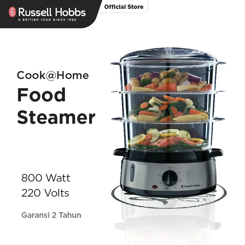Paket Russell Hobbs Food Steamer / Coffee Maker/ Alat Masak Elektrik